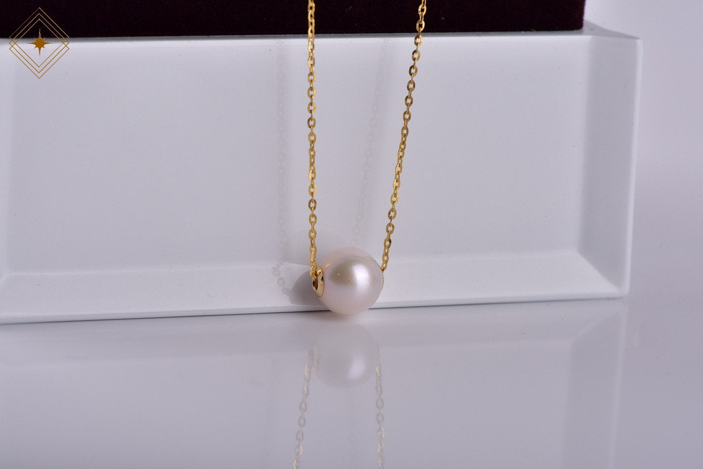 Floating Akoya Pearl Necklace