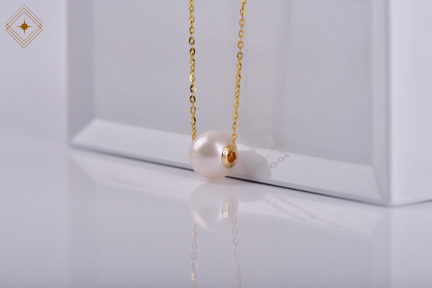 Floating Akoya Pearl Necklace