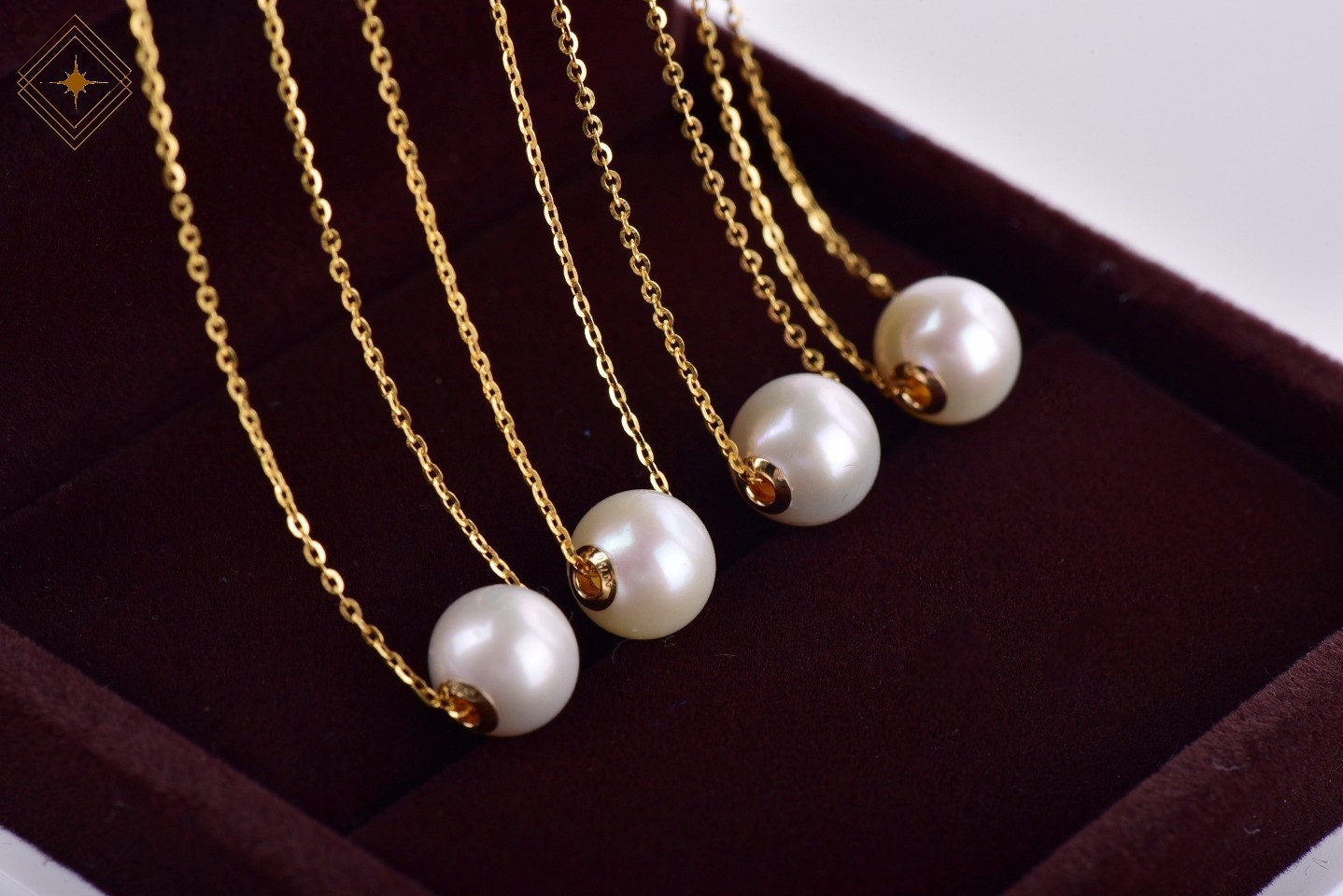 Floating Akoya Pearl Necklace