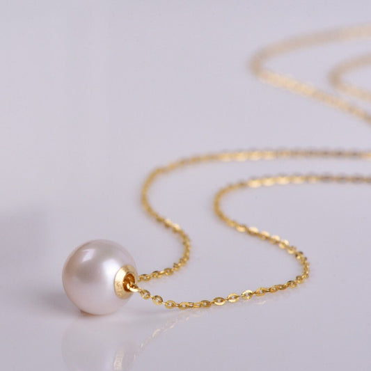 Floating Akoya Pearl Necklace